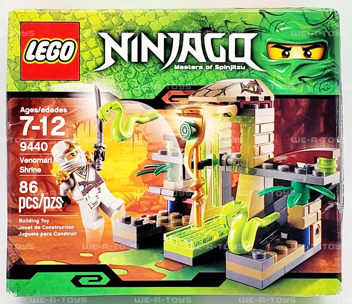 LEGO Ninjago Venomari Shrine 86 Piece Building Set 9440 - We-R-Toys