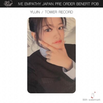 IVE EMPATHY JAPAN POB OFFICIAL PHOTOCARD SONY TOWER RECORDS A
