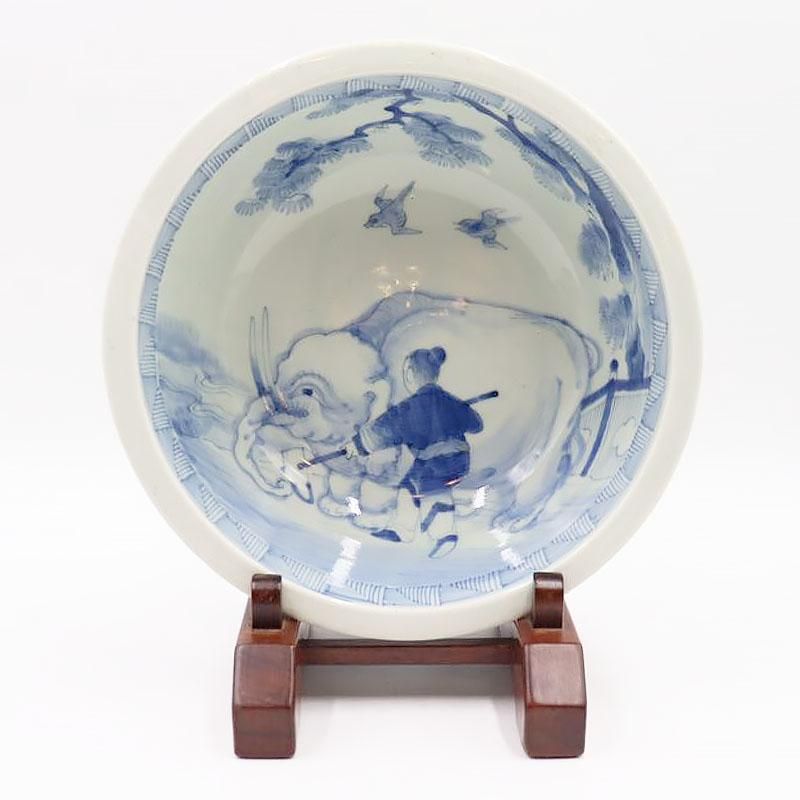 希少染付大鉢｜藍の美味しさ｜アンティーク