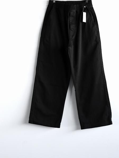 Sans limite (サンリミット) CHINO CLOTH GOMME PANTS Ⅲ / BLACK