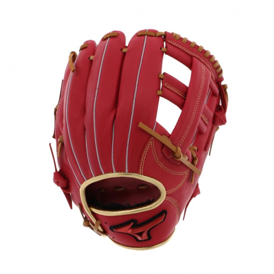 proedge 赤 レザー 硬式グローブ 収納袋付き proedge 赤 レザー 硬式