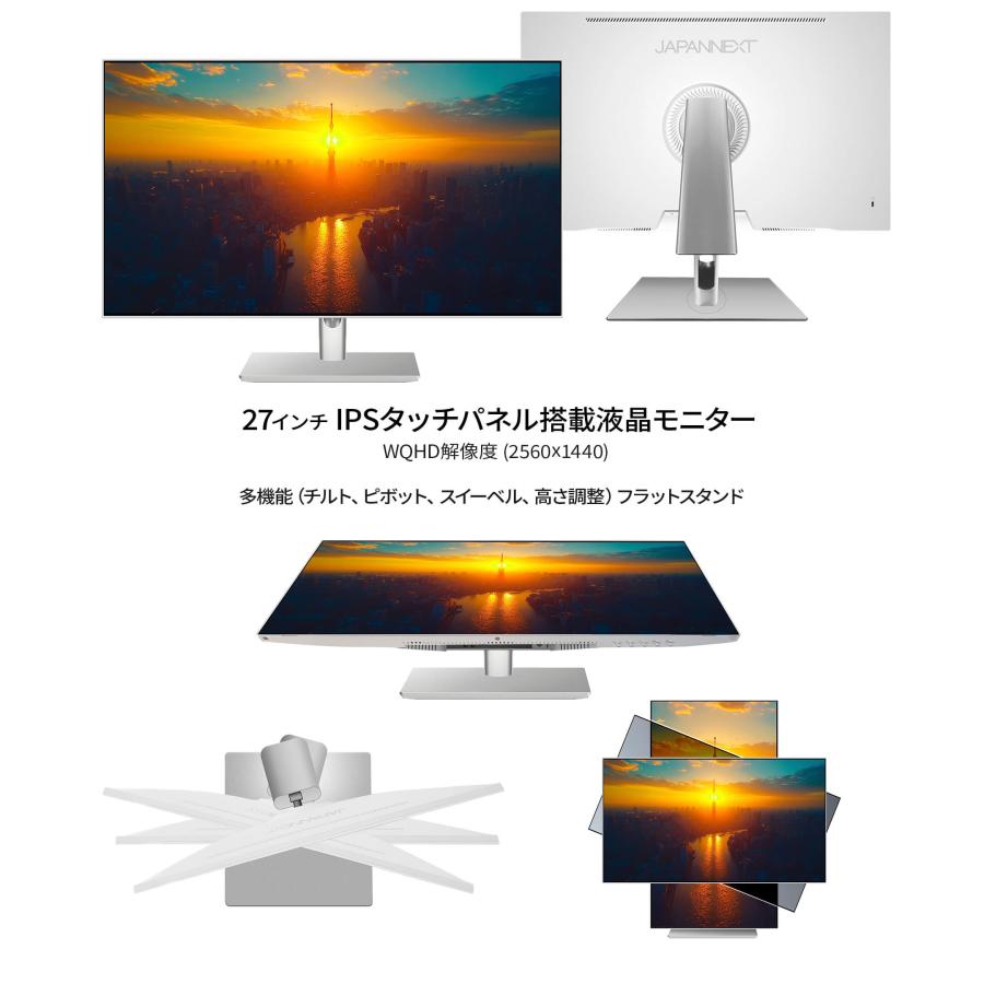 JAPANNEXT（ジャパンネクスト） JAPANNEXT 27インチ IPSパネル搭載 10