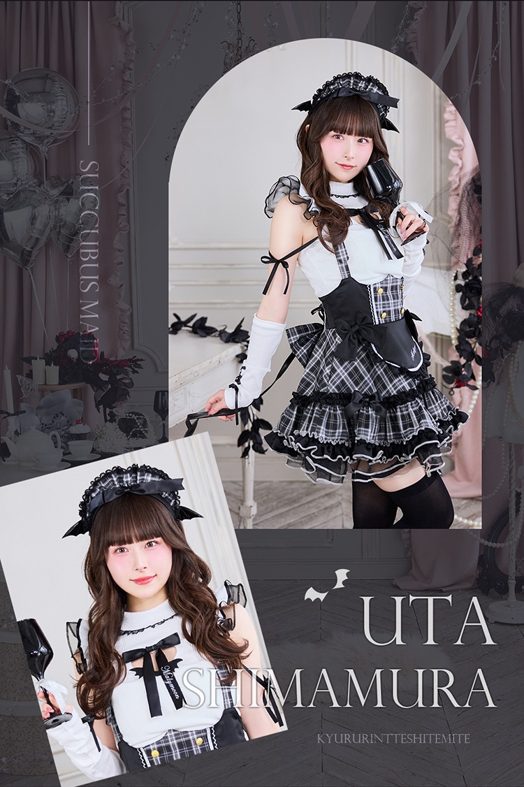 即日発送】【きゅるりんってしてみて着用】ガーリーロックサキュバス