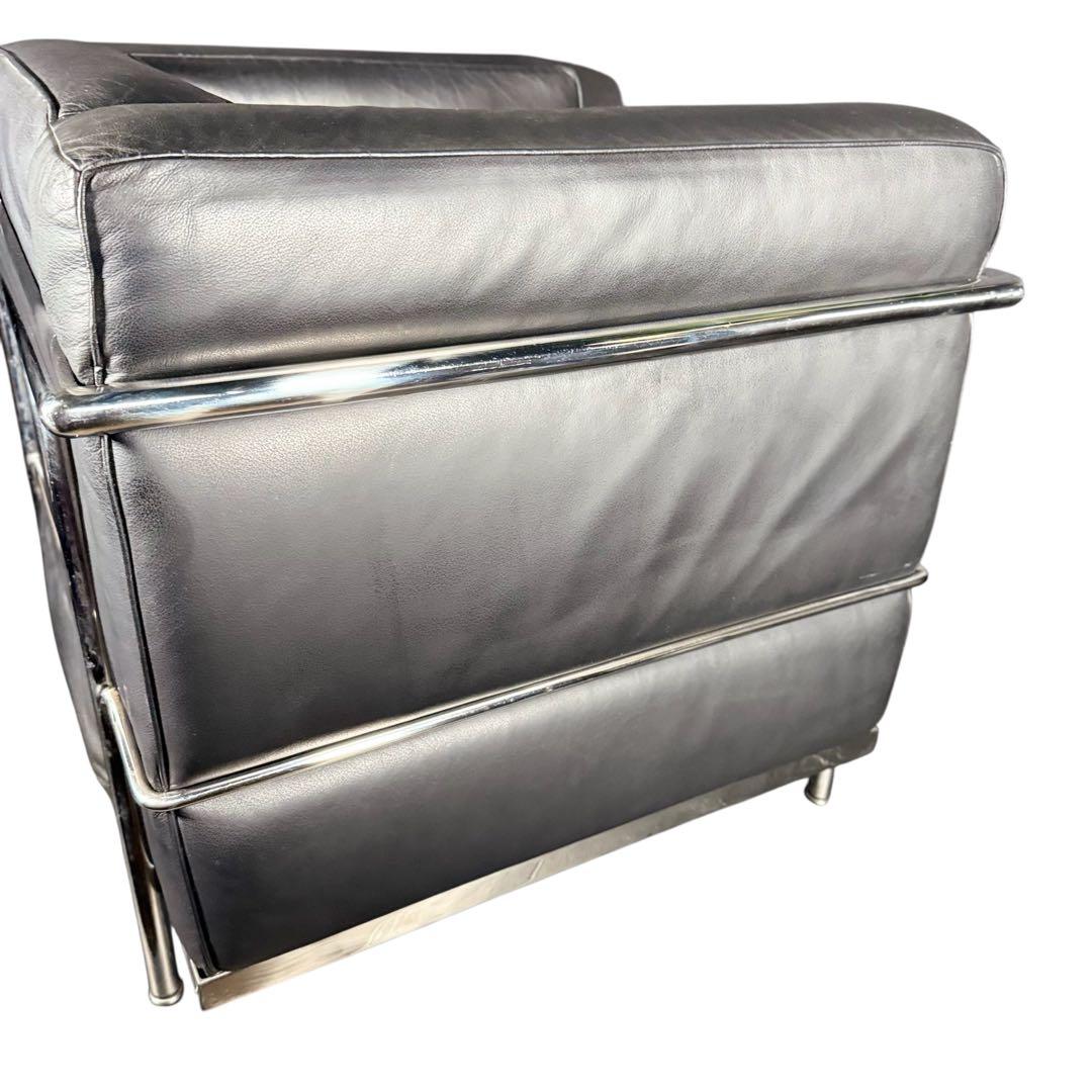 HR730 【本総革】ル・コルビジェ LC2 リプロダクト シングルソファ