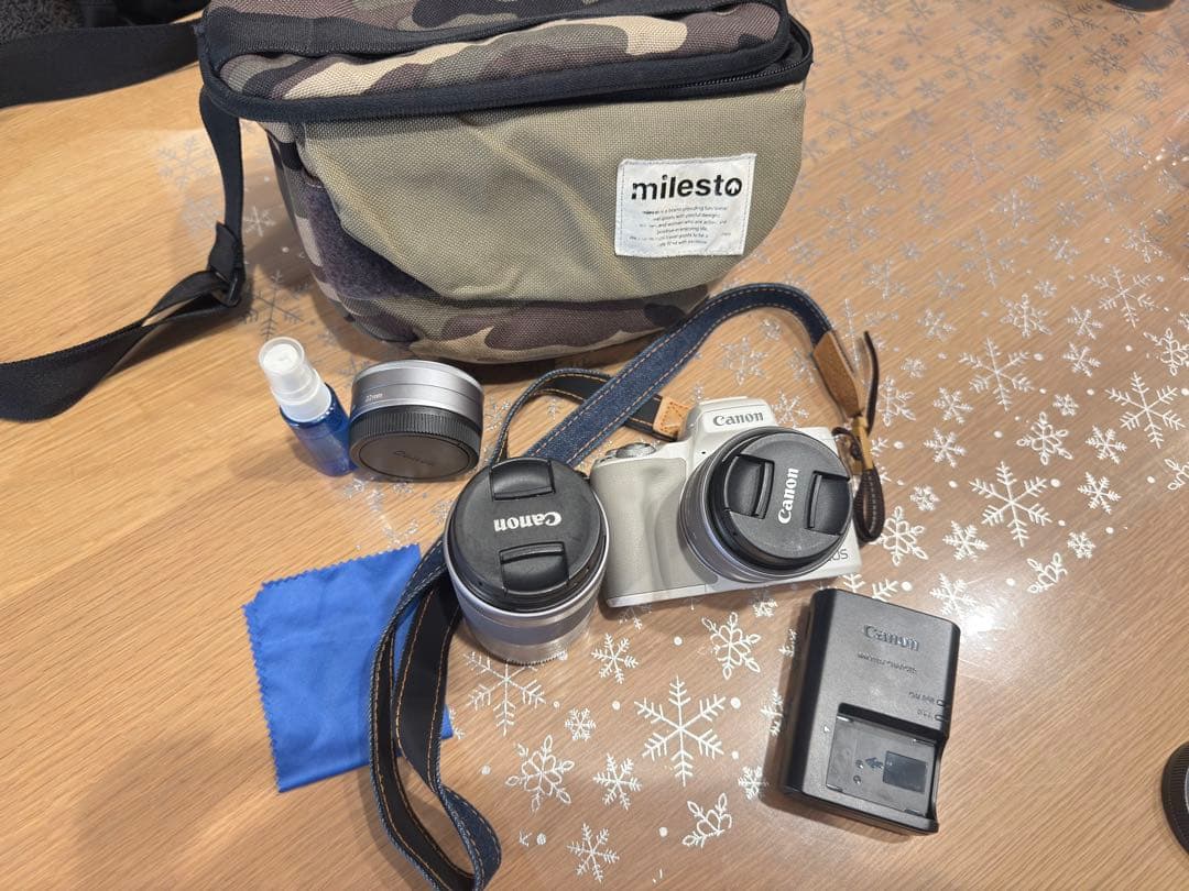 美品Canon ミラーレス一眼 EF-M&望遠レンズ・単焦点レンズセット キヤノン（Canon） Canon EFレンズ EF400mm F2.8L IS USM 単焦点レンズ